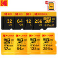 KODAK SD Card for Driving Recorder 128GB 256GB U3 V30 Micro SD UP TO 100MB/s Class10 32GB 64GB TF 4K HD with Card Reader Adapter.