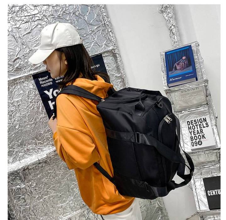 Man/woman travel bag large-capacity Waterproof Oxford Cloth dry and wet ...