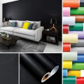 Customizable Width Self-Adhesive Wallpaper, Vinyl Solid Color Waterproof Sticker,Home Kitchen Furniture Decoration Contact Paper. 