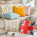 British Vintage Style Union Jack Flag Throw Pillow Case, Pillowcase.