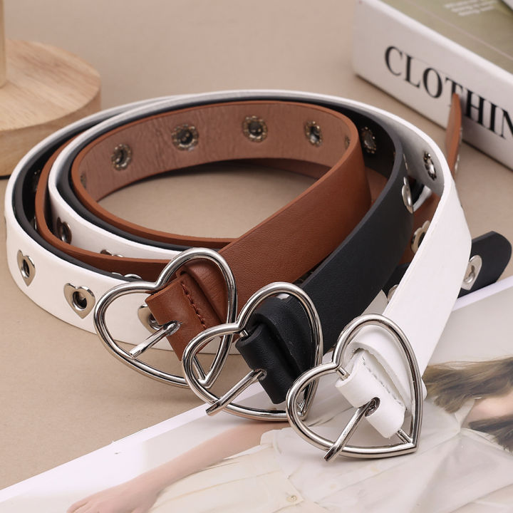 Women%20PU%20Leather%20Belt%20Heart%20Buckle%20Cute%20Black/white%20Belt%20Ladies%20Pants%20Party%20Dress%20Jeans%20Hollow%20Out%20Heart%20Punk%20Style%20Belt%20-%20Image%206