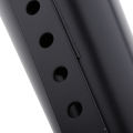 Black Universal Motorcycle Exhaust Pipe w/ Sliding Bracket Muffler Silencer. 