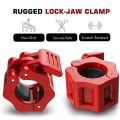 25/50mm Quick Release Barbell Clamps Spin Lock Barbell Collar Weight Bar Clips For Weightlifting And Strength Training Equipment. 