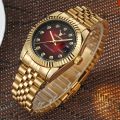 【happy one】Quartz Watch Men 2017 Fashion GOLDEN Watches Top Brand Luxury Wrist Watch Male Clock Hodinky Relogio Masculino. 