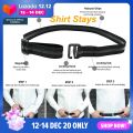 Adjustable Near Shirt-Stay Best Shirt Stays Black Tuck It Belt Shirt Tucked Men. 