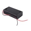 2 x AA 3V Battery Holder Case Box Slot Wired ON/OFF Switch w Cover.