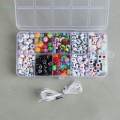 360Pcs Letter Beads 6mm Alphabet Beads for Arts Crafts Friendship Bracelets. 