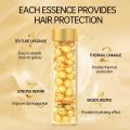 Hair Styling Serum with Keratin & Castor Oil - Repairs Damaged Hair, Reduces Breakage and Split ends - Deeply Hydrates, Locks in Moisture for Soft, Shiny Hair - 50 Capsules. 