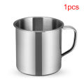 6pcs Outdoor Camping Hiking Tea Mug Cup Stainless Steel Coffee Cup. 