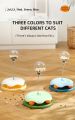 Interactive Cat Feeder Food Dispenser Spring Ball Toy. 