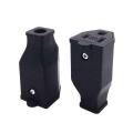 US 3Pins AC Power Indusrial Plug Rewirable Connector Adapter NEMA 5-15R Receptacle Male Plug 5-15P Female Socket Assembly DIY Power Converter. 