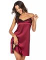 Versatile -Ladies Romantic Lace Nightgowns Sexy Short Mini Silk Satin Night Dress Sleepwear For Woman - Night Dress- Avant-garde. 