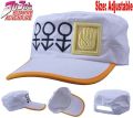 JOJO'S BIZARRE ADVENTURE Kujo Jotaro White Hat Cap Cosplay Costume. 