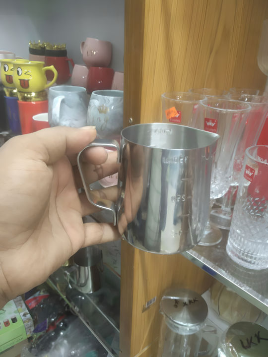 350%20ml%20Milk%20Frothing%20Pitcher%20Stainless%20Steel%20Milk%20Frother%20Cup%20Measurements%20on%20Side%20for%20Cappuccino%20Latte%20Art%20Barista%20Steam%20Pitchers%20Milk%20Jug%20Cup%20Espresso%20Machines%20-%20Image%205