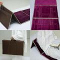 Muslim Prayer Mat Fold Backrest Janamaz Chair 2 in 1. 