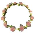 Glow Headband LED Light Hairband LED Headpiece Light Up Flowers Wreath Headdress Luminous Headbands Glow Party Hair Accessories.