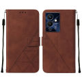 Business Phone Case For Infinix Note 12 Pro 5G / Infinix Note 12 5G Case Skin Feeling PU Leather Flip Case With Card Slot Bracket Shockproof Design.