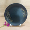 Exclusive Black beauty dinner plate  and half plate. 
