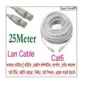 25 Meter ( 75 Feet)Cat6 RJ45 Ethernet LAN Network Cord Cable Lead 10/100/1000 Mbps. 