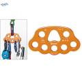 8 Holes Rigging Plate Climbing Paw 4500kg High Strength Work Descender Abseiling Hardware Accessories Equipment.