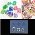SNASAN Diamonds Gemstone Crystal Beads Heart Silicone Mould Beauty Nail Art Casting Mold UV Epoxy Jewelry Handmade Tool. 