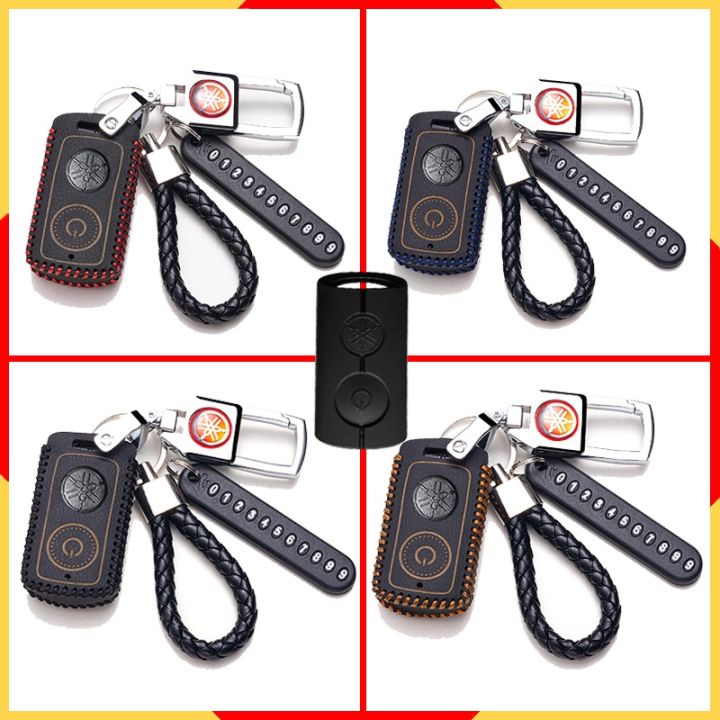 For Yamaha NVX aerox nmax v2 v1 Remote Key Leather Case Cover