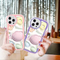 FELMYST Case For Vivo S1 Hot Ins Cartoon Cute Colorful Flowers Tulip Mobile Phone Casing Shockproof Soft Back Cover for Girl.