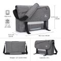 OIWAS 15 Inch Laptop Men Messenger Bag Fashion Travel Sling Shoulder Bag Men's Canvas Briefcase Male Crossbody Pack For Teenages. 