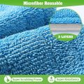 3Pcs Reusable Microfiber Mop Pads Compatible for Swiffer Sweeper Mops.