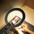 Phone Holder Ring Lamp Retractable Stand Light LED Selfie Ring Light Professional Desk Lamp For Nail Live Broadcast Photography. 