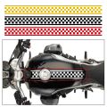For 36 Motorcycle Checkered Racing Stripes Decals Stickers Cafe Racer Rat Bike Vinyl Sticker Race Motorcycle Accessories. 