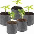 GEO Bag 01 Gallon -1 PCS (dia 7" hight 6"-)  Plant Grow Bags, Synthetic Pot. 