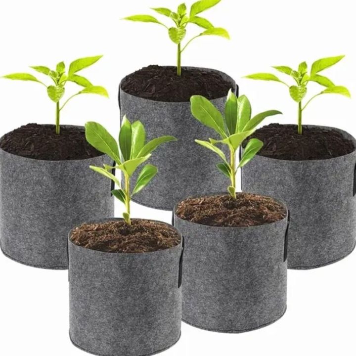 GEO Bag 01 Gallon -1 PCS (dia 7" hight 6"-)  Plant Grow Bags, Synthetic Pot