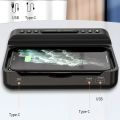 Intelligent Wireless Alarm Clock Charger Fast Temperaturetable Digital Clock LED Display Wireless Charger Watch Desk Clock.