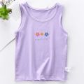 Girls Tank Tops Summer T-shirts for Kids Cartoon Printed Vest Children Underwear 1-8years Young Girl Undershirts Baby Bottom. 
