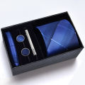 Men's Fashionable Neck Tie 4 Item Set Box (1 Set). 