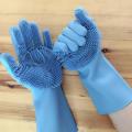 High Quality Silicone Dish Washing Kitchen Hand Gloves for easy kitchen home.