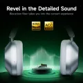 Picun F6 Active Noise Cancelling Wireless Headphones Head Tracking 3D Audio 40mm Hi-Res ANC Bluetooth Headset HIFI APP Control. 