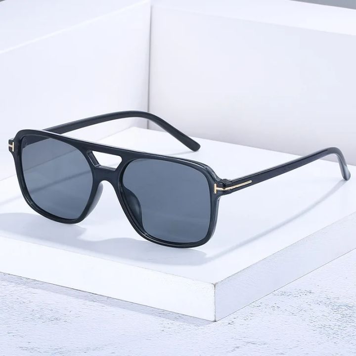 Fashion%20Rectangle%20sunglasses%20women%20men%20brand%20design%20Tom%20Ford%20Candy-colors%20oversized%20Flat%20top%20sun%20glassses%20Double%20Bridge%20Eyewear%20-%20Image%204