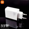 Redmi 33W Fast Charger Fast Charger 33W Turbo Charge Eu Qc 4.0 Adapter 3A Usb Type C Cable. 