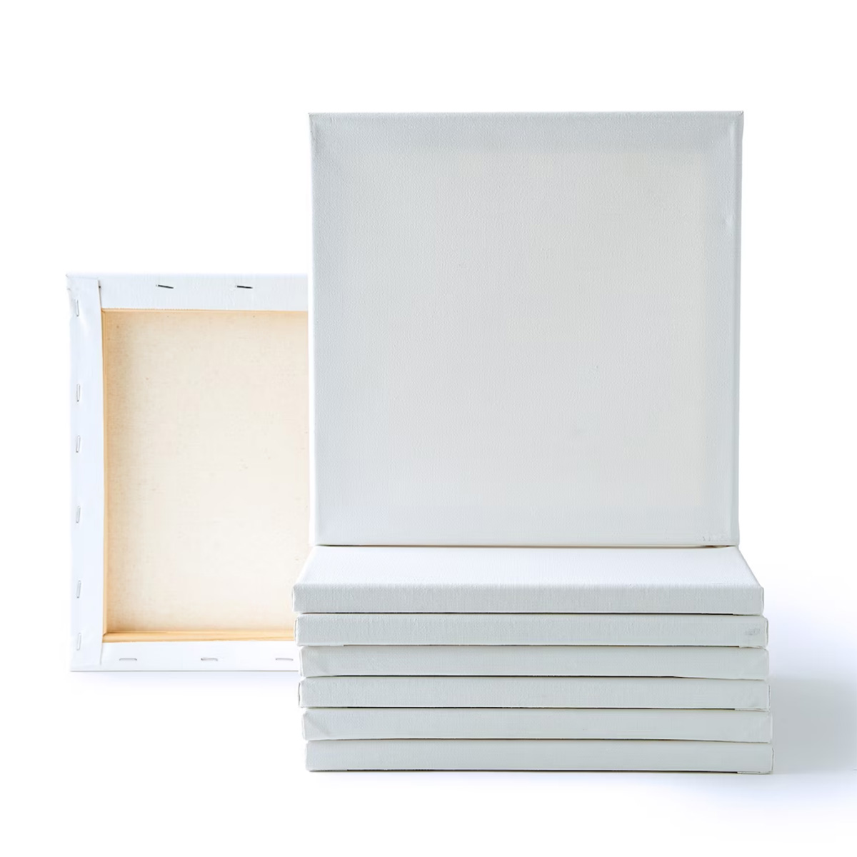 Canvas Combo Package, Combo 5pcs Canvas for Painting, Drawing Canvas, Combo Package (4/4,5/5,6/6,8/8,10/10)