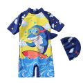 Swimsuit Kids 2021 New Dinosaur Print Baby Boy Swimming Suit Infant Toddler Children Sunscreen Beach Bathing Suit for Boys Girls. 