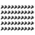 Commonly 50pcs Car Interior Push Pin Rivet Trim Clips Retainer Panel Bumper Fastener Kit. 