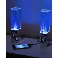 Creative Bluetooth Speaker Colorful Light Fountain Water Dancing Speakers. 