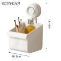 Quick-drain Bathroom Caddy Strong Suction Cup Bathroom Storage Rack with Drainage Easy Installation Anti-slip Design Great Load Bearing Shower Organizer for Kitchen Organizer.