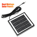12V 2W Solar Panel Solar Garden Light Panel DIY Parts DC Port Solar Panel Battery Module for Battery Charger.