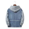 Winter Warm Hoodie Denim Coats Men's Street Casual Cotton Classic Loose Jean Jacket Men Brand Clothes Cowboy Jackets Ropa Hombre.
