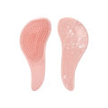 【Funny Bunny Toy Store】Marbled Soft Tooth Anti-static Brush Handle Entangle Detangling Comb Shower Massage Comb Salon Styling Tool.