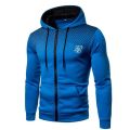 Ropa Hompre High Street Brand SikSilk Plus Velvet Print Polka Dot Men's Hoodie Outdoor Street Sports Running Training Sweatshirt. 