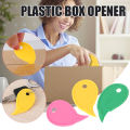 1/5/10Pcs Portable Anti Lost Mini Plastic Box Opener Letter Sharp Mail Envelope Opener Safety Papers Cutter Unpacking Supplies.